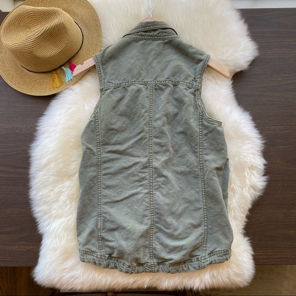 Lucky brand utility vest in olive green size XS - Picture 3 of 7